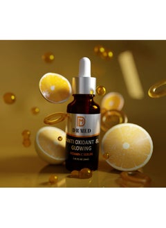 Dr.Med DR MED Vitamin C serum Radiance: Unlock Radiant Skin with our Anti-Oxidant & Glowing Vitamin C Serum (1.01 FL OZ/30ml)  - Image 3