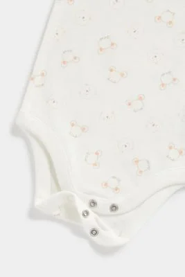 mothercare My First Bear and Mouse Bodysuits 2 Pack