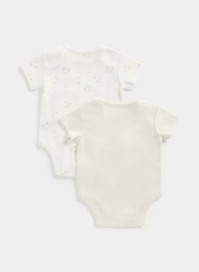 مذركير My First Bear and Mouse Bodysuits 2 Pack