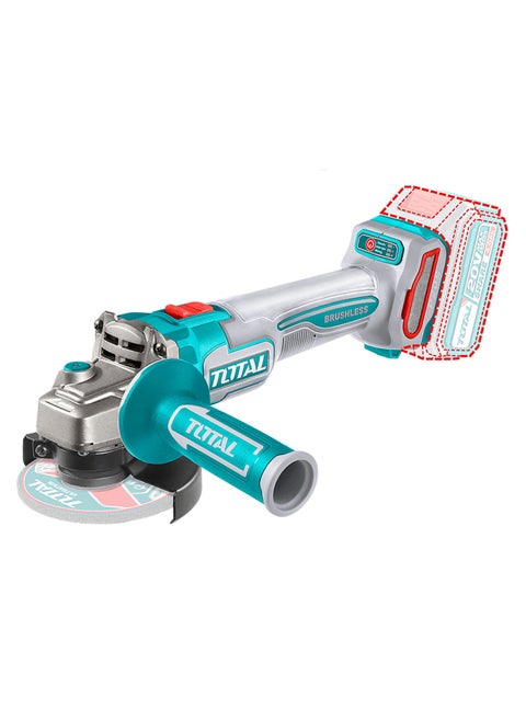 TOTAL Cordless Lithium Angle Grinder 20V (Battery And Charger Sold Separately)