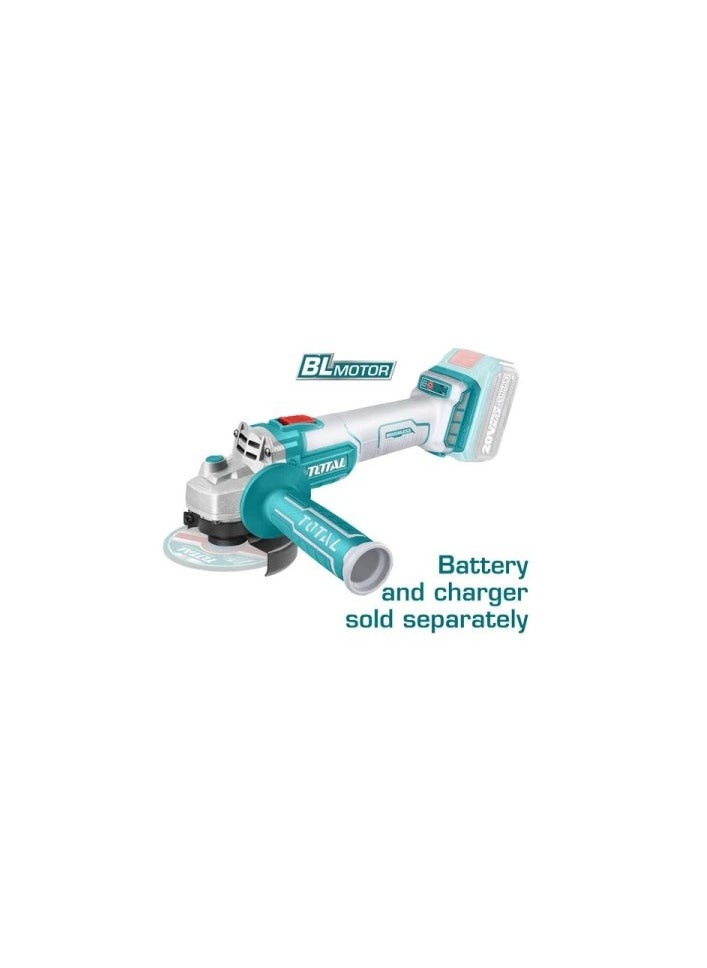 TOTAL Cordless Lithium Angle Grinder 20V (Battery And Charger Sold Separately)