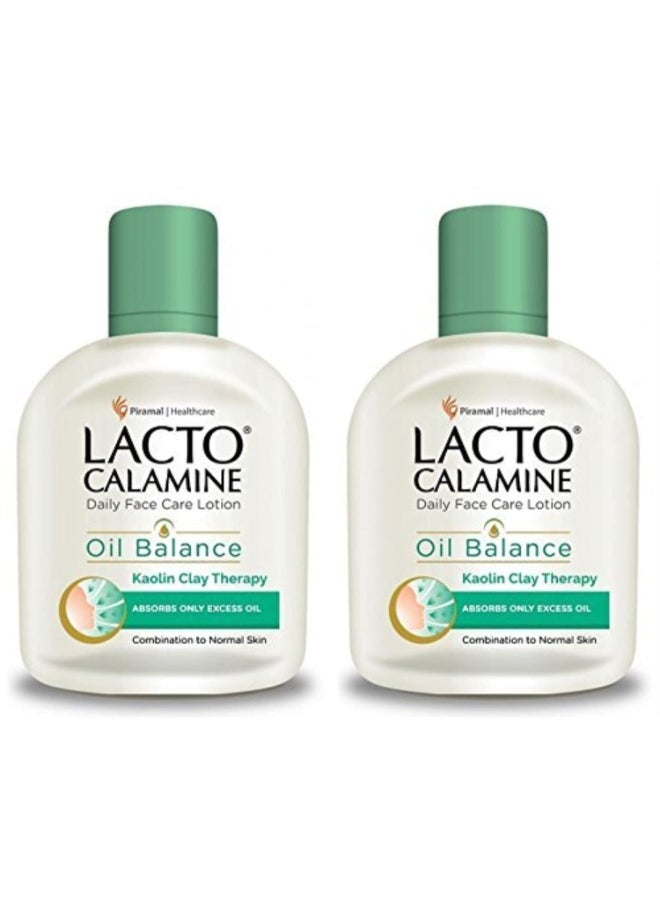 Lacto Calamine Face Moisturizing Lotion for Normal to Combination Skin | Excess Oil Absorbing & Pore Refining Moisturizer | Mattifying & Non Greasy | 4.06 Fl Oz/120ml (Pack of 2)  - Image 3