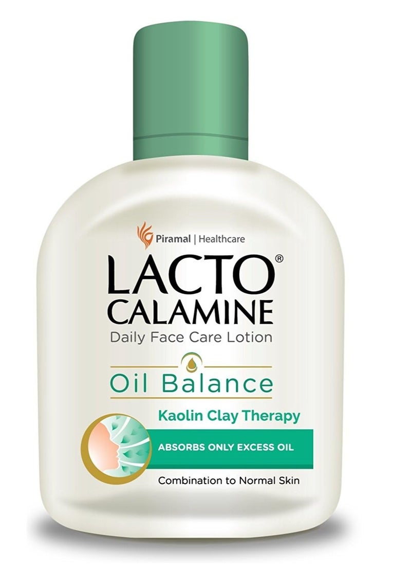 Lacto Calamine Face Moisturizing Lotion for Normal to Combination Skin | Excess Oil Absorbing & Pore Refining Moisturizer | Mattifying & Non Greasy | 4.06 Fl Oz/120ml (Pack of 2)  - Image 2