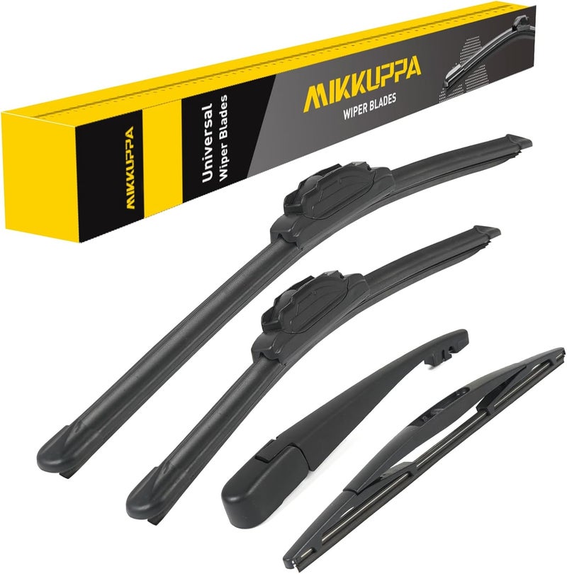 MIKKUPPA 26"+17"+11"+12" Windshield Wiper Blades Replacement for 2017-2022 Honda CR-V - Original Factory Quality Front and Rear Wipers Blade Set for My Car - U/J Hook(Pack of 4) - Image 1
