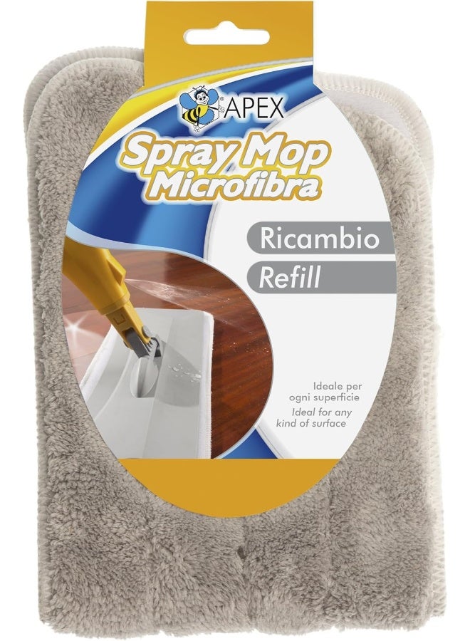 Apex Refill Cloth For Spray Mop Cm 40 Grey