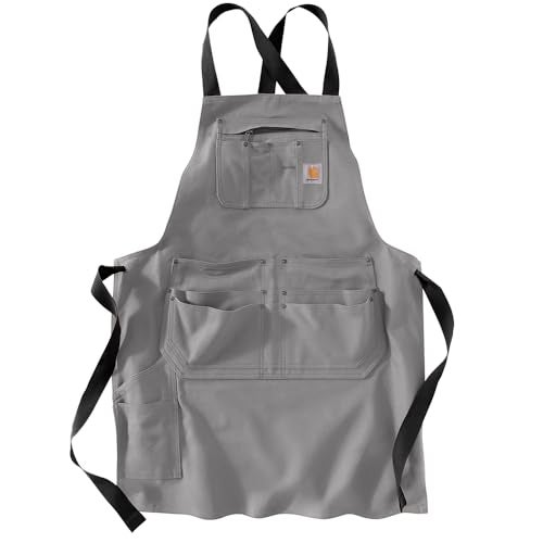 Carhartt Mens Firm Duck Apron Asphalt One Size - Image 3