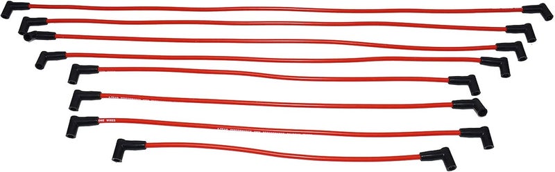 A-Team Performance 8.0mm Red Silicone Spark Plug Wires for Chevrolet SBC Small Block GMC - Image 2