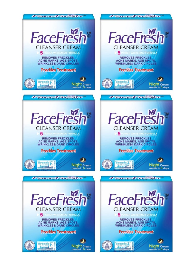 Face Fresh Cleanser Cream 30g – Deep Clean, Brighten & Refresh – Pack of 6 - Image 1