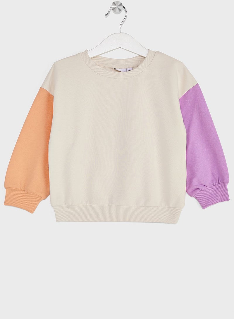 Kids Colourblock Sweatshirt