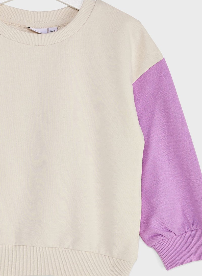 Kids Colourblock Sweatshirt
