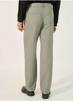 Styli Mid Rise Tapered Fit Trousers  - Image 4