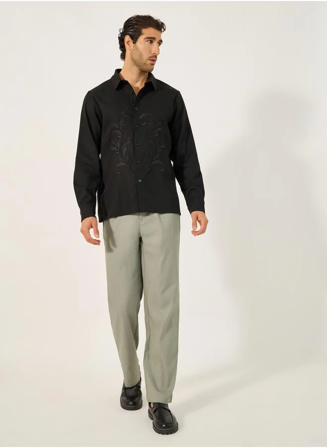 ستايلي Mid Rise Tapered Fit Trousers