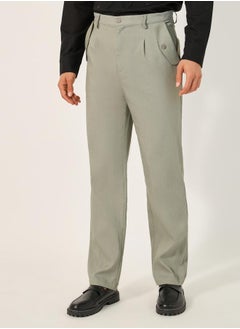Styli Mid Rise Tapered Fit Trousers  - Image 1