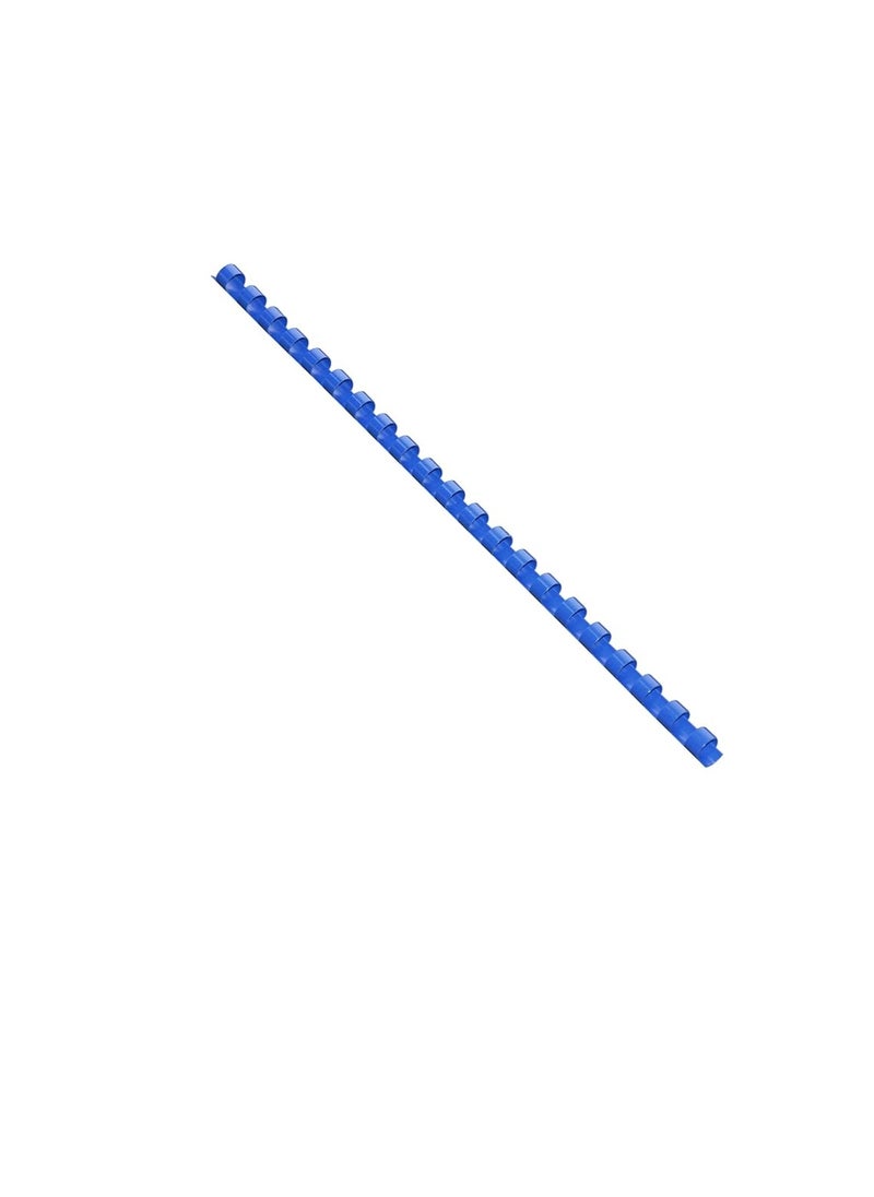 SUPER DEAL 100-Piece Plastic Binding Combs 14mm Blue  - Image 2