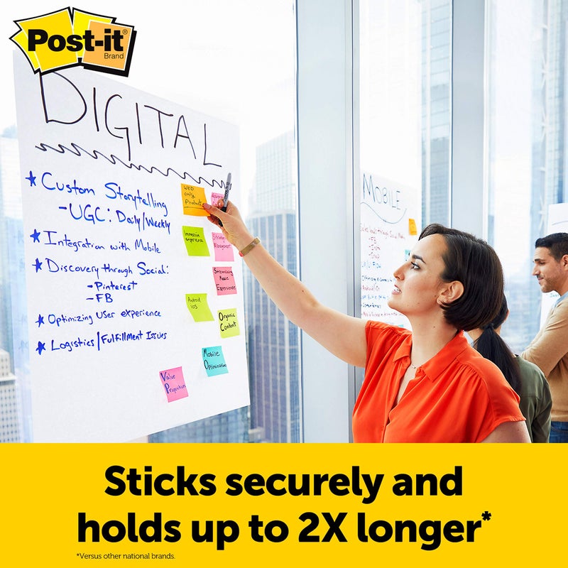 Post-it Super Sticky Portable Tabletop Easel Pad, Great for Virtual Teachers and Students, 20x23 Inches, 20 Sheets,Pad, 2 Pads (563 VAD 2PK) - Image 5
