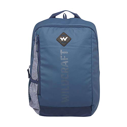 Wildcraft Unisex Zip Closure 2 Compartment Backpack (Blue_Free Size) - Image 1