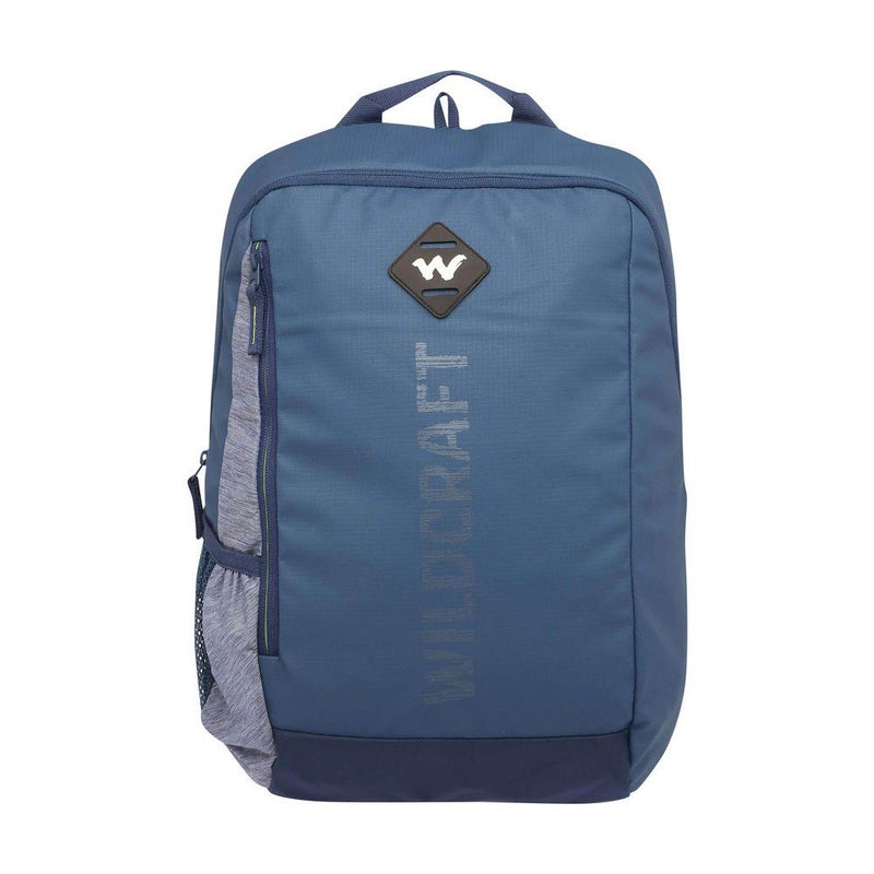 Wildcraft Unisex Zip Closure 2 Compartment Backpack (Blue_Free Size) - Image 4