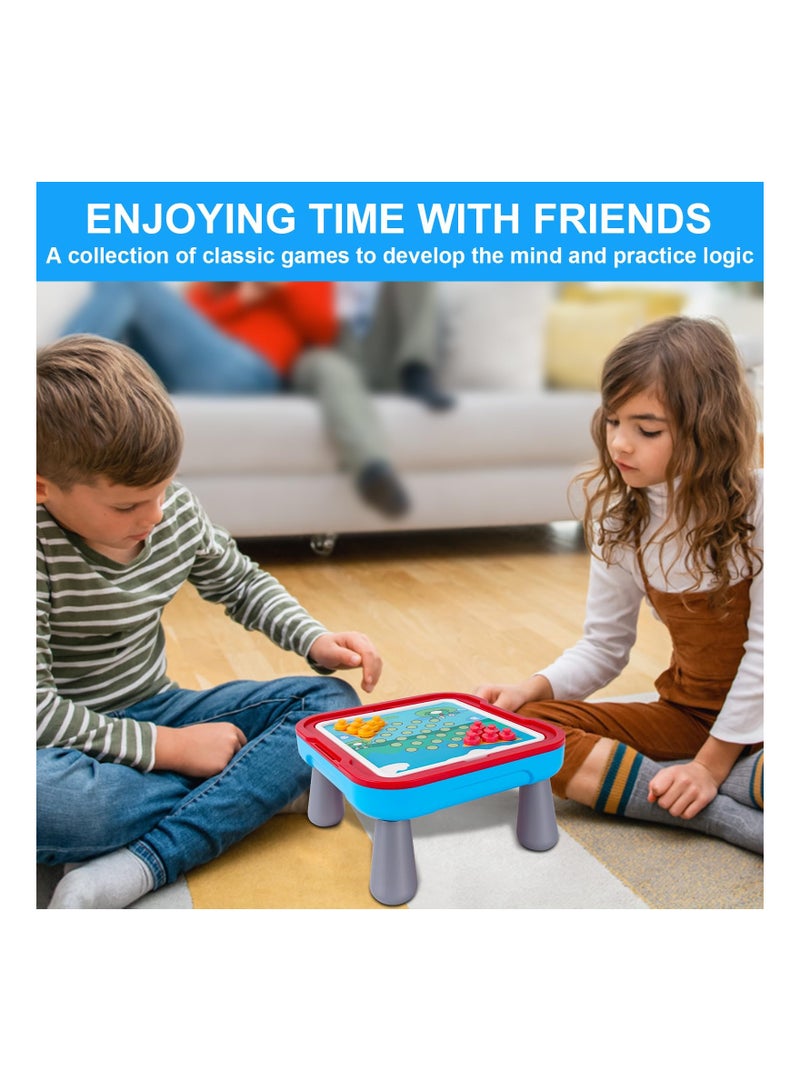 SYOSI Board Games for Kids, Classic Family Logic Thinking Strategy Game, Portable Table, Preschool Learning Early Educational 3 Levels Toys, Birthday Gifts for Boys Girls 1-4 Players, Ages 6 and Up - Image 3