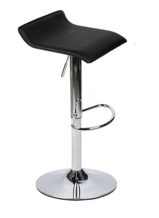 Adjustable Swivel Barstools, PU Leather with Chrome Base, Pub Counter Chair (D-Black) - pzsku/Z232062293089A440E2CBZ/45/_/1645081431/b703069f-f115-4719-911b-cca4248d09a7