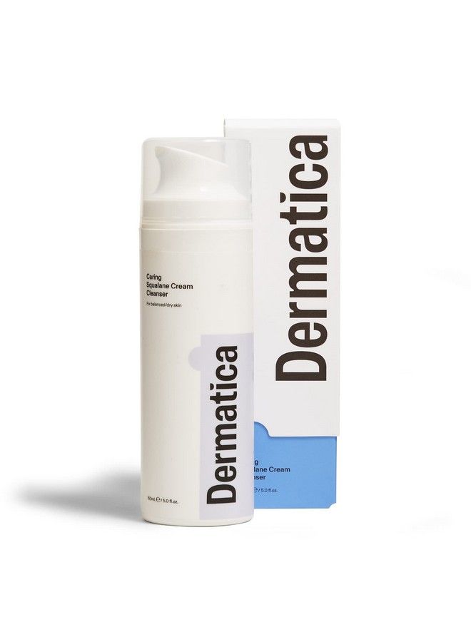 Dermatica Caring Squalane Cream Cleanser | Cleansing Cream Facial Wash That Leaves Skin Soft & Supple | Safe For All Types Of Skin (150Ml)  - Image 2
