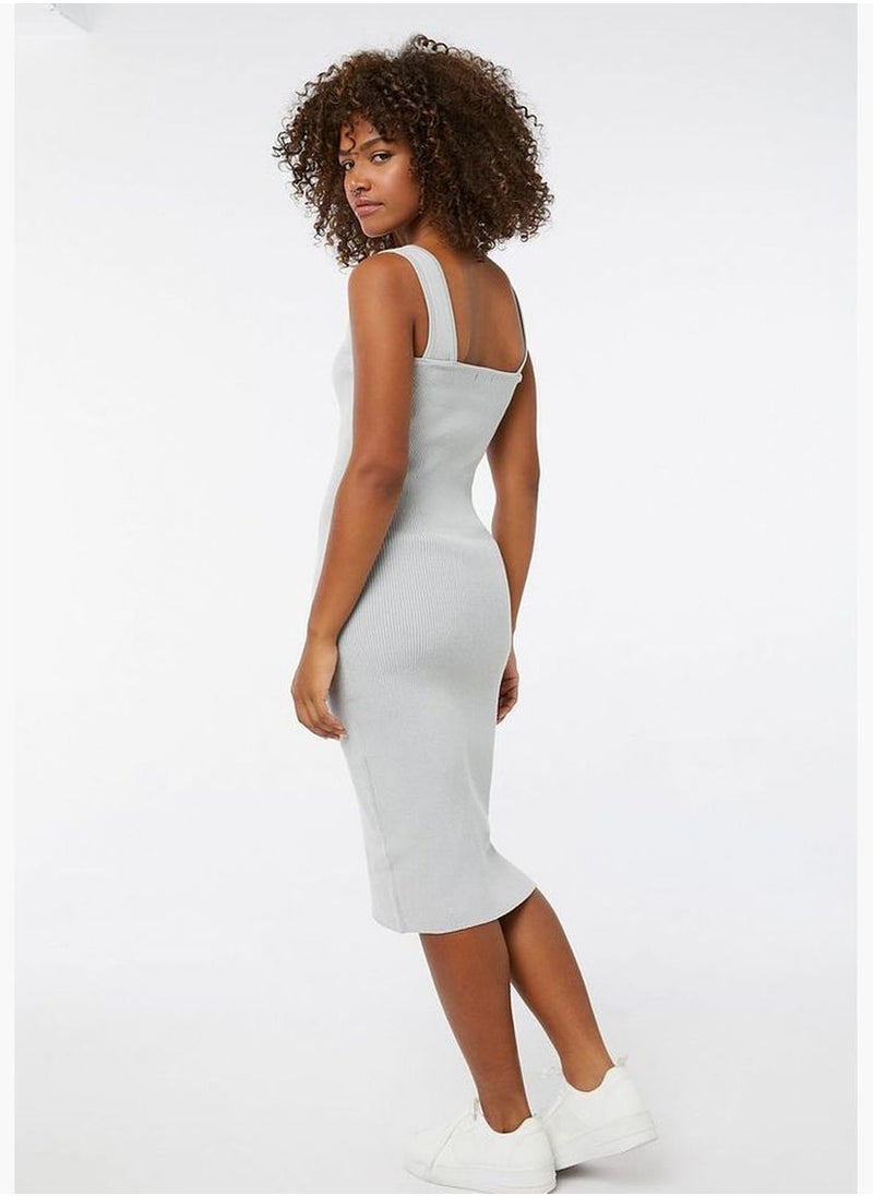 Ardene - Ribbed Sleeveless Knitted Dress - Image 1