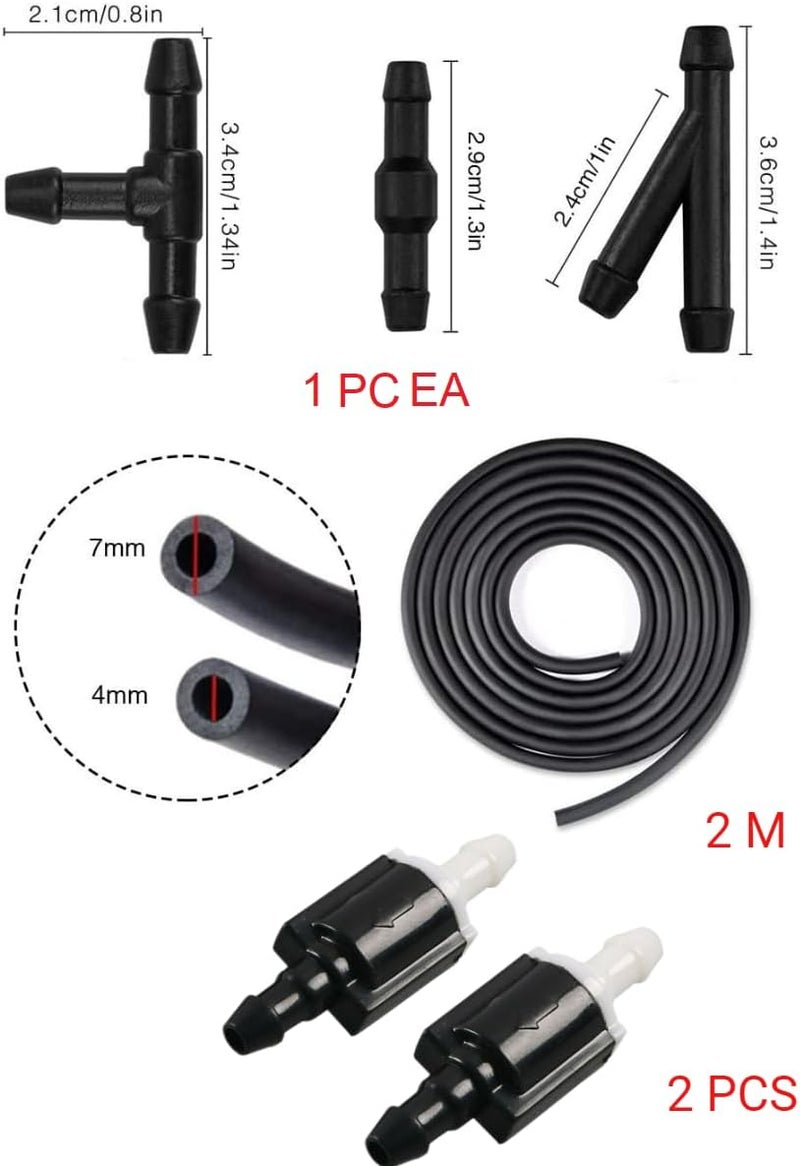 Click&Fit بدائل فوهات غسيل الزجاج الأمامي Click&Fit لفورد وكرايسلر ودودج - Image 4