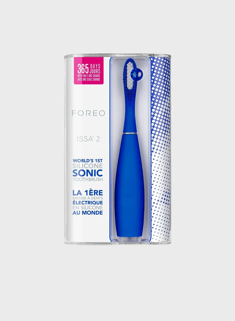 FOREO ISSA ™ 2 Electric Sonic Toothbrush - Cobalt Blue