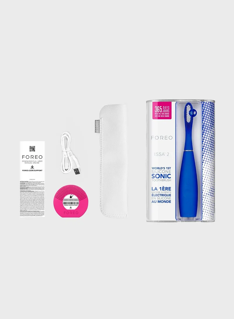 FOREO ISSA ™ 2 Electric Sonic Toothbrush - Cobalt Blue