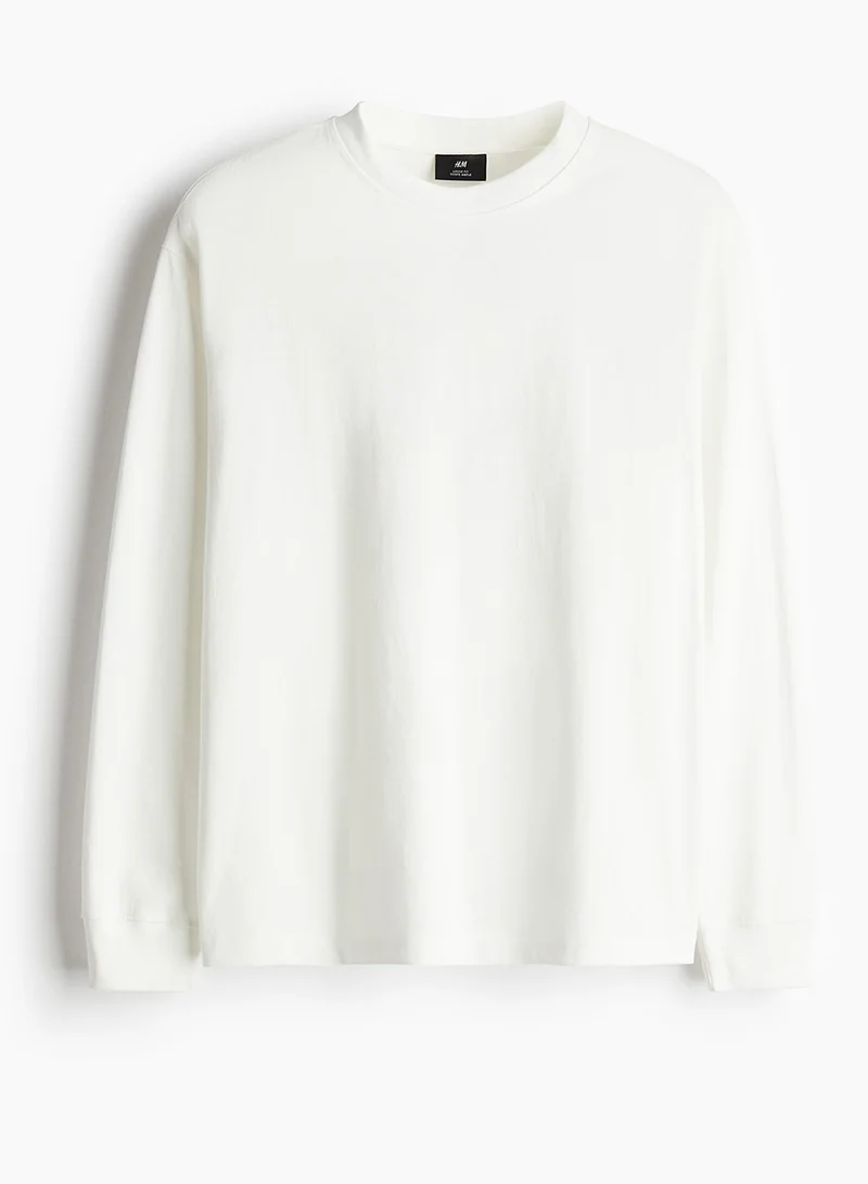 اتش اند ام Loose Fit Cotton Jersey Top
