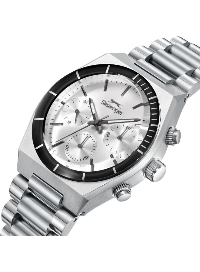 سلازنجر ساعة رجالية معدنية متعددة الوظائف - Image 5