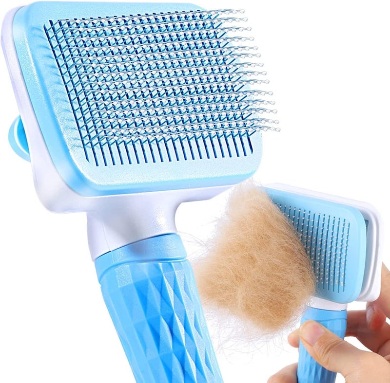 SKDBPM Slicker Dog Comb Brush, Cat Hair Brush, Pet Grooming Brush, Daily Use to Clean Loose Fur & Dirt, Great for Dogs and Cats With Medium Long Hair - Image 1