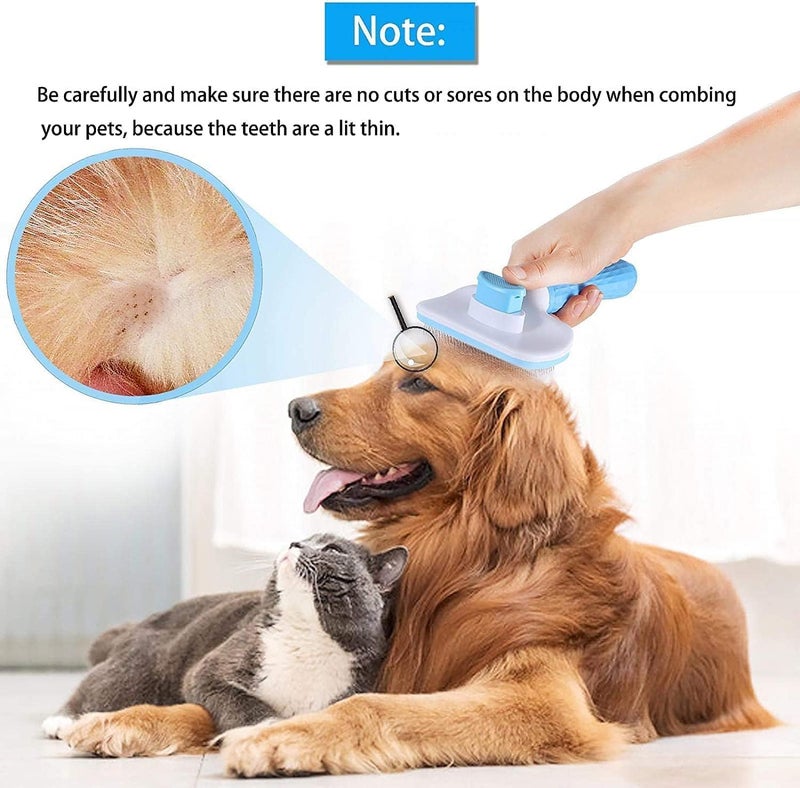 SKDBPM Slicker Dog Comb Brush, Cat Hair Brush, Pet Grooming Brush, Daily Use to Clean Loose Fur & Dirt, Great for Dogs and Cats With Medium Long Hair - Image 4