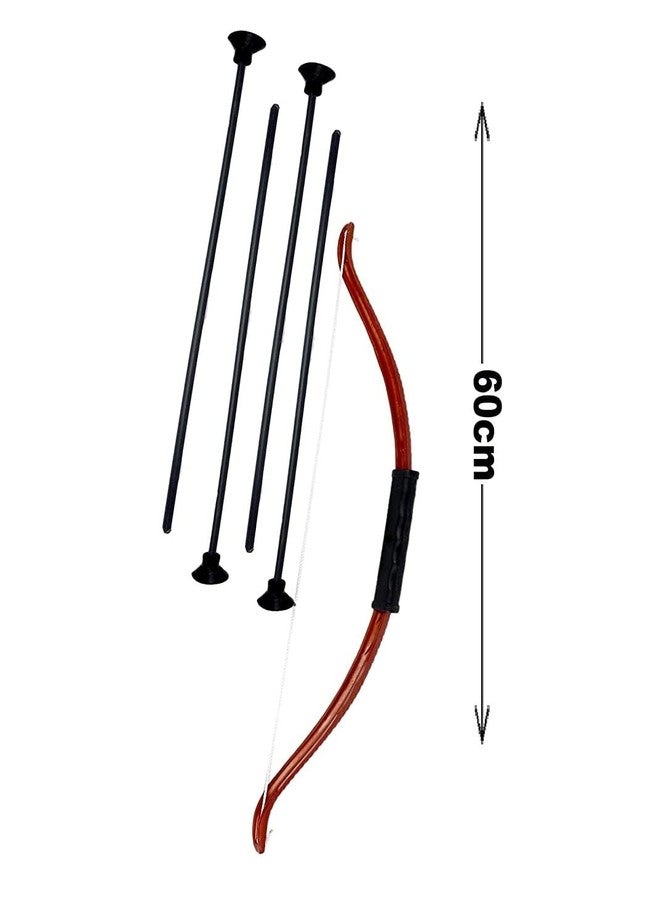 perpetual bliss archery bow and arrow set for kids/with 3 arrow/chest armour/strong string thread/sport/random color- Multi color - Image 5