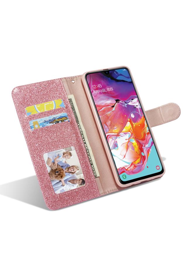 S-TOP Case For Samsung Galaxy A70/A70S Glitter Powder Love Leather Phone Case - Image 4