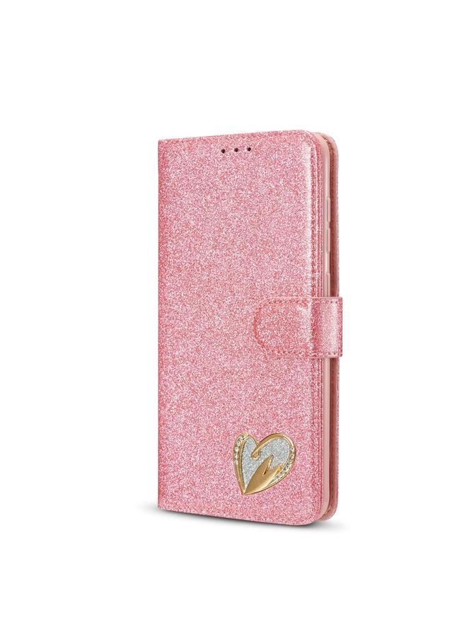 S-TOP Case For Samsung Galaxy A70/A70S Glitter Powder Love Leather Phone Case - Image 2