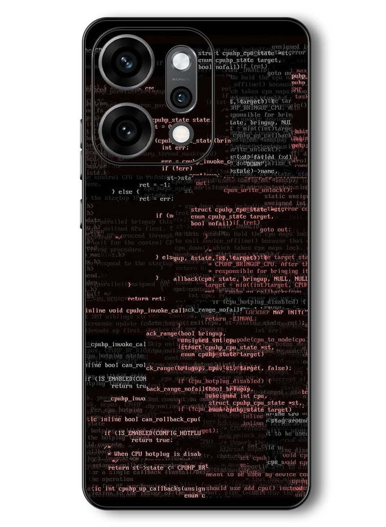 Theodor Case Compatible with Oppo Reno 14 Pro 6.83 Inch Protection Shockproof Bumper Cover Coding - Image 1