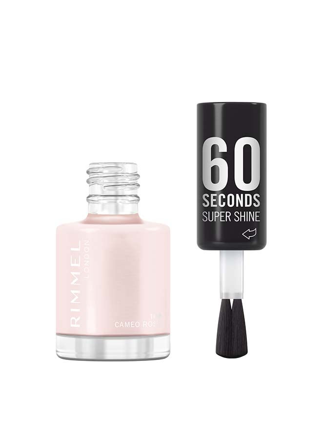 RIMMEL LONDON طلاء أظافر سوبر شاين في 60 ثانية - 108 - وردة كامي، 8 مل - Image 1
