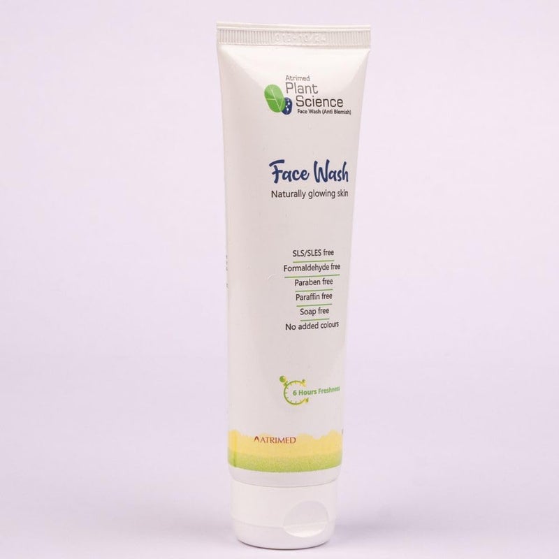 Atrimed Plant Science Anti Blemish Face Wash 100 ml 100 Natural Ingredients Ideal to Obtain Naturally Glowing Skin Curated by Plant Scientists for Nourished and Hydrated Skin - Image 3