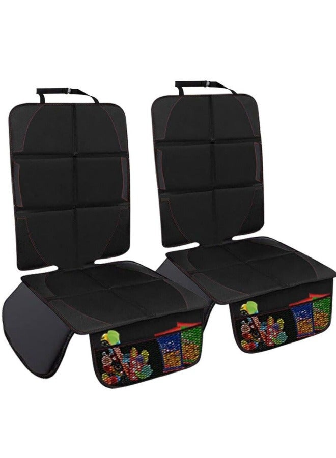 KYD Car Seat Protector Large Cover Waterproof Auto Seat Cushion Mat Non-slip with Organizer Pockets Durable Vehicle Scratchproof - Image 1