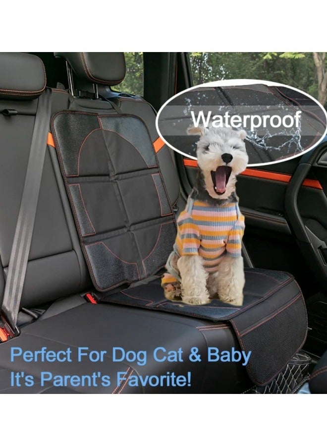 KYD Car Seat Protector Large Cover Waterproof Auto Seat Cushion Mat Non-slip with Organizer Pockets Durable Vehicle Scratchproof - Image 3