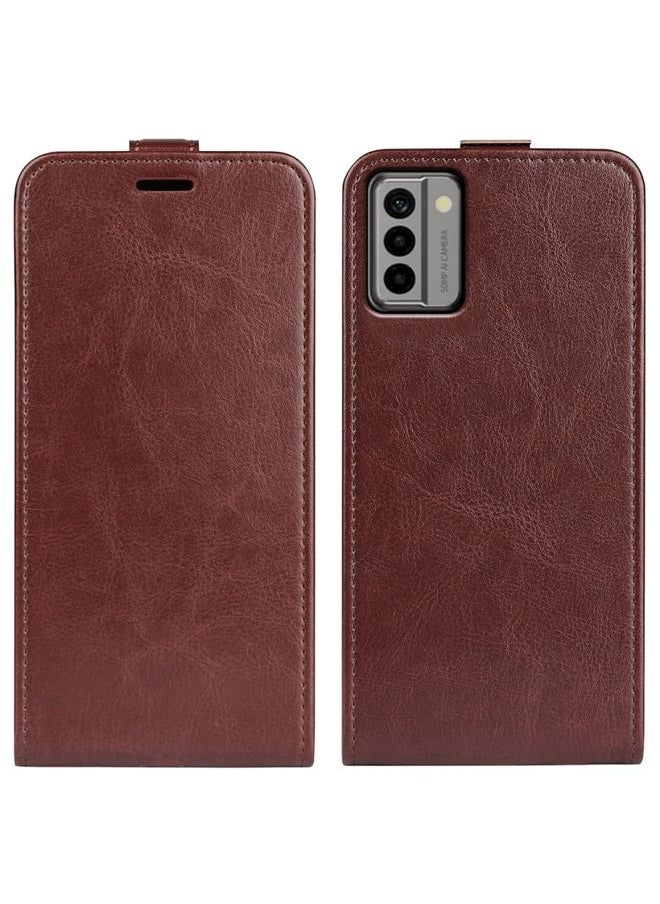 HuHa Case Cover For For Nokia G22 R64 Texture Vertical Flip Leather Phone Case(Brown) 