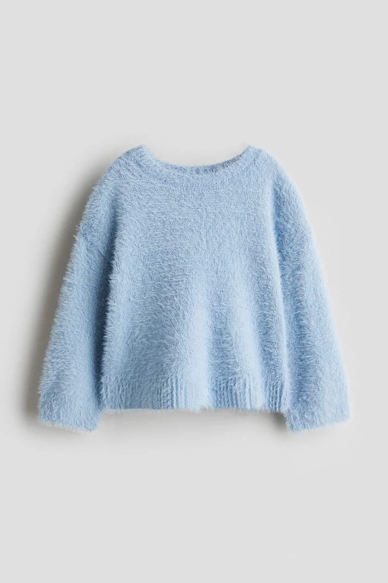 H&M Brushed fine-knit jumper