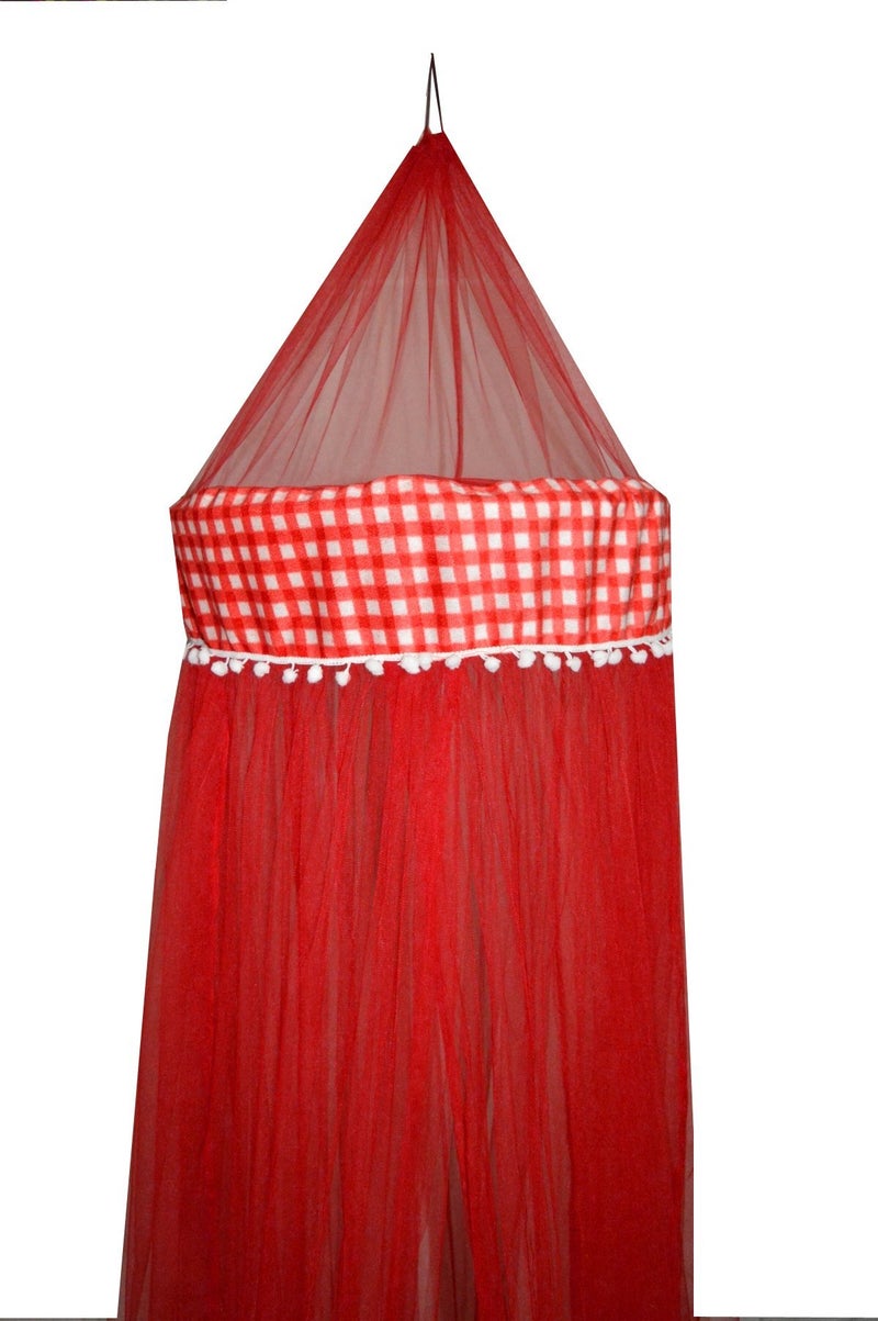 CREATIVE TEXTILES شبكة ناموسية ملونة معلقة بأسلوب مظلة CTRMN9816 (1) - Image 2