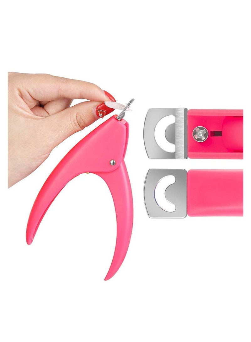 KASTWAVE 10 Nail Tip Clips for Quick Build Poly Gel Nail Shape Nail Clips with 1 Fake Nail Tip Trimmer - Image 3