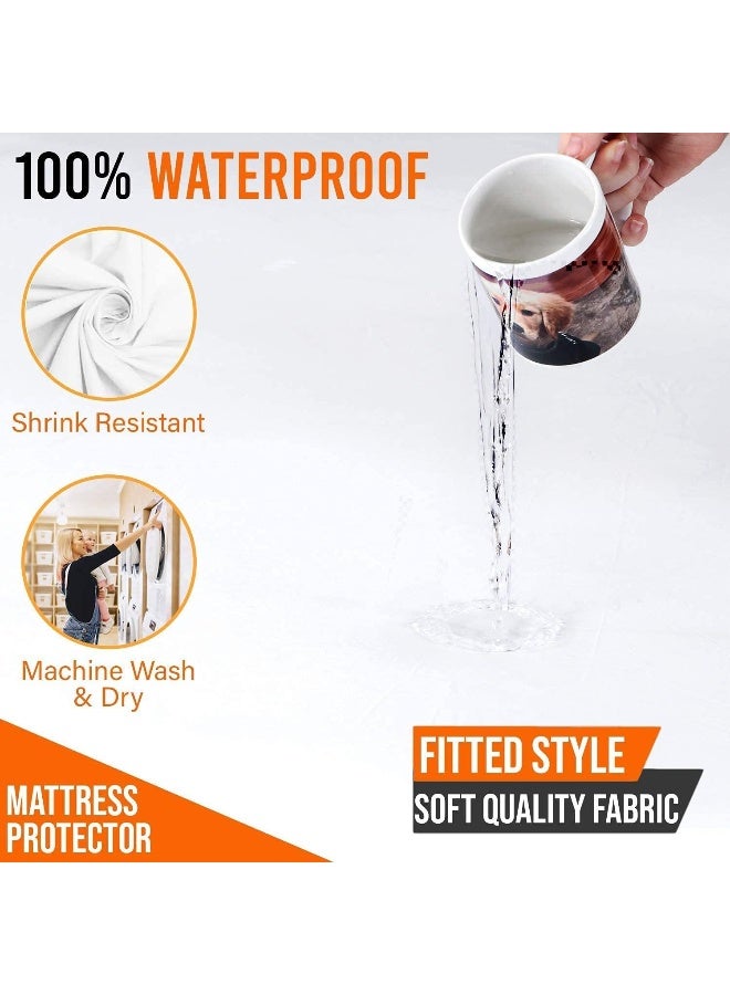 Guardmax Waterproof Mattress Protector Cover - Fitted Style - Crib Size - Image 3