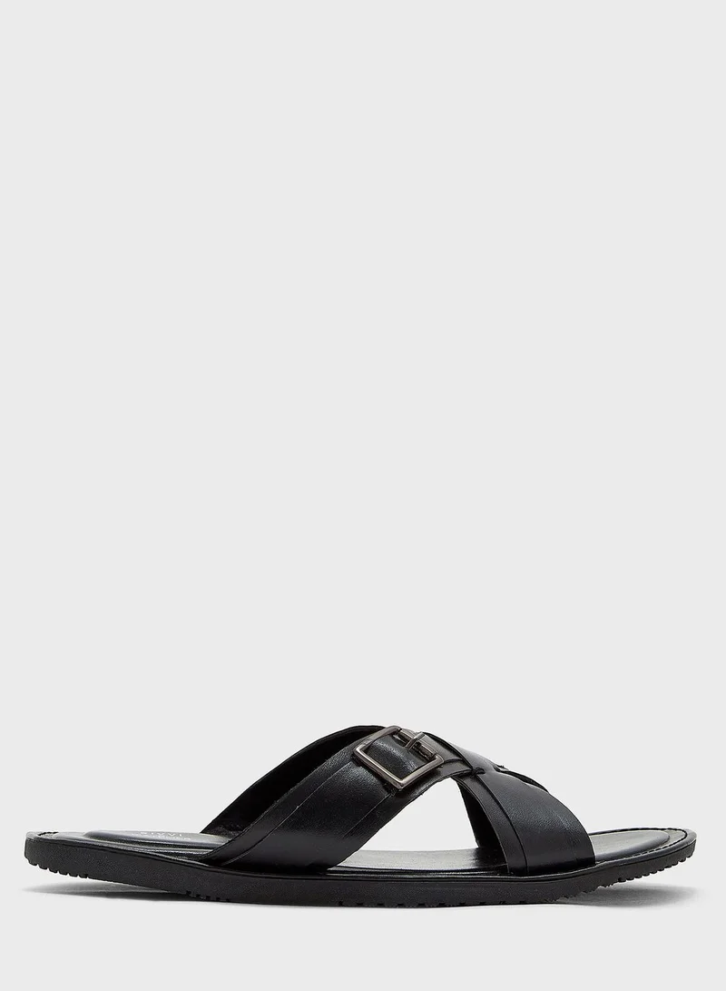Sivvi x D'Atelier Cross Strap Arabic Sandals