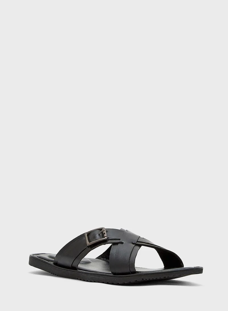 Sivvi x D'Atelier Cross Strap Arabic Sandals
