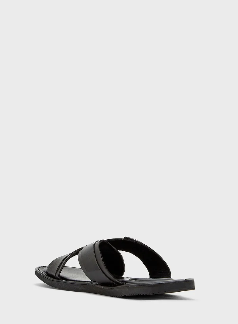 Sivvi x D'Atelier Cross Strap Arabic Sandals
