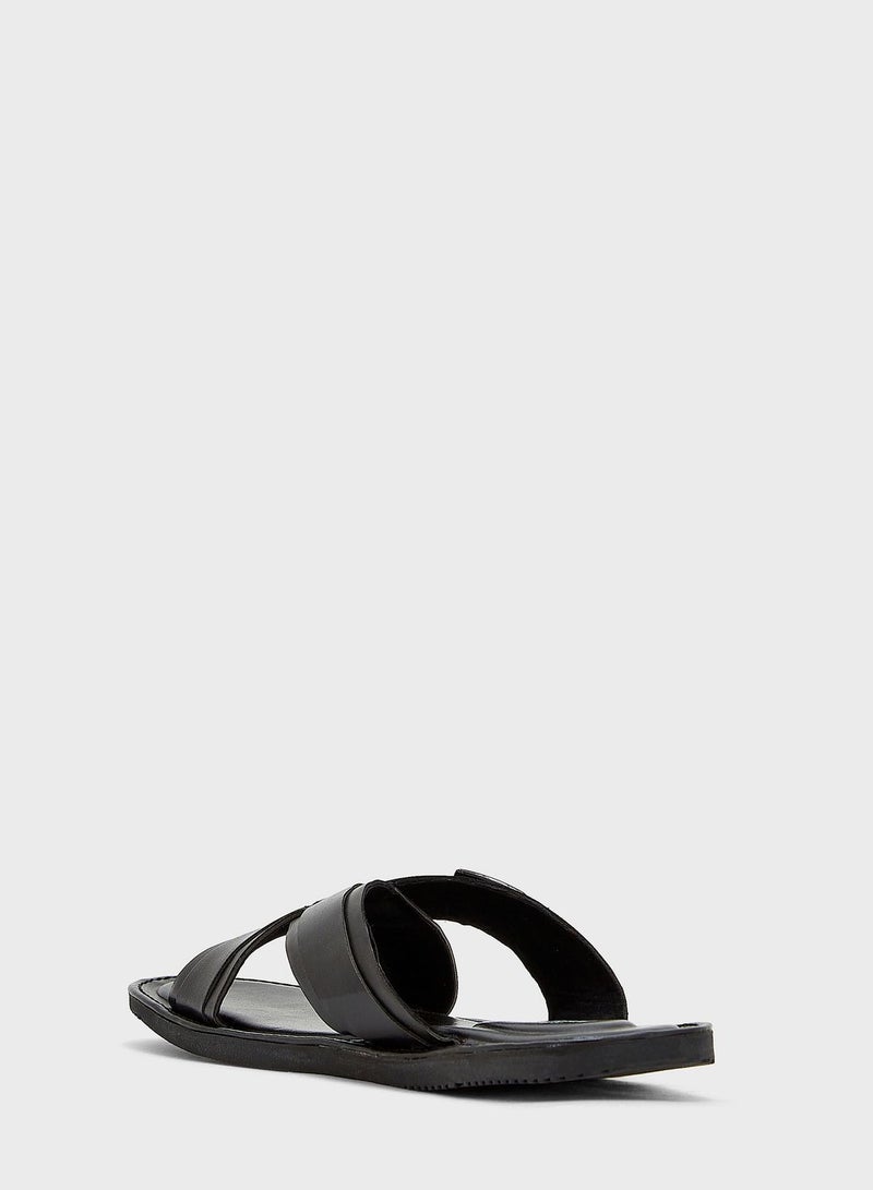 Sivvi x D'Atelier Cross Strap Arabic Sandals - Image 3
