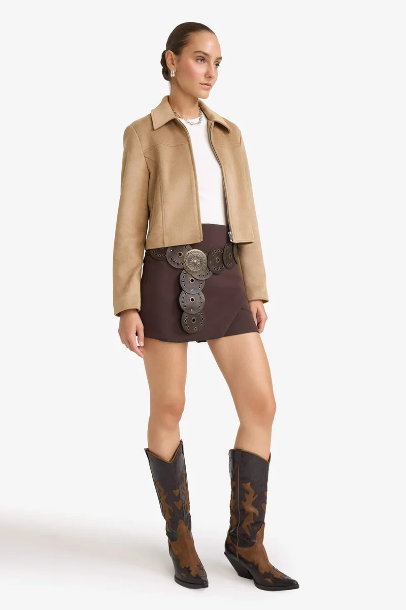 ديفاكتو High Waist Skort